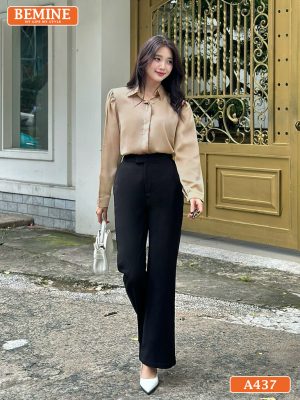 Áo sơ mi BEMINE tay dài dấu nút A437 hình ảnh