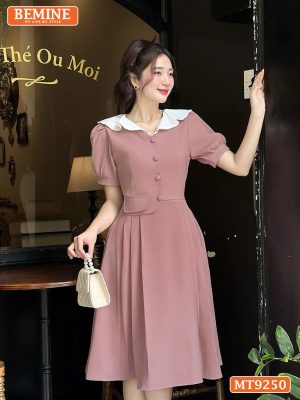 Đầm cổ sen hình ảnh