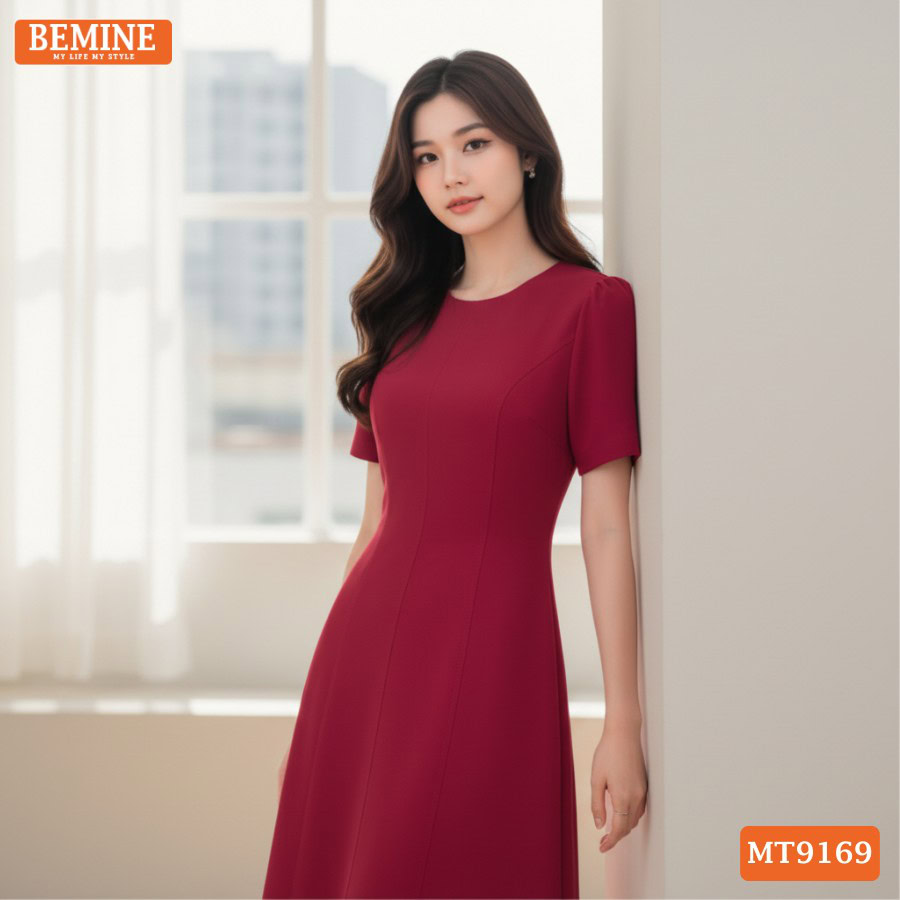 chụp ảnh dạo phố với đầm - Ưu tiên đầm chữ A và chi tiết chiết eo cao