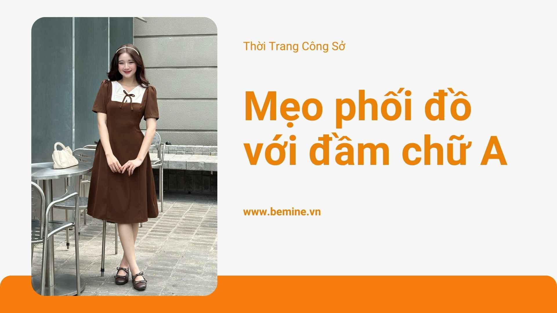 Mẹo phối đồ với đầm chữ A dành cho người mập