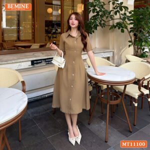 Đầm thiết kế BEMINE cổ đức dáng bút chì MT11107