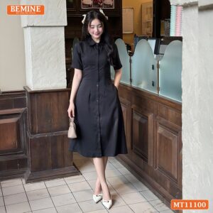 Đầm thiết kế BEMINE cổ đức dáng bút chì MT11107