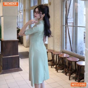 Đầm thiết kế BEMINE cổ đức dáng bút chì MT11107