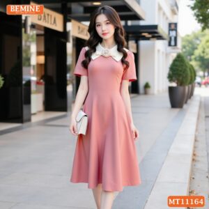 mẫu váy liền thân công sở luôn là "item" được ưu ái nhất, thể hiện sự tinh tế và quyền lực