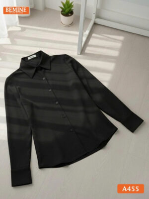 Áo sơ mi nữ BEMINE tay dài công sở A455