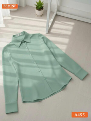 Áo sơ mi nữ BEMINE tay dài công sở A455