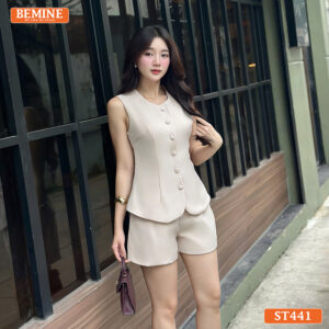Set thiết kế BEMINE áo sát nách quần đùi ST441