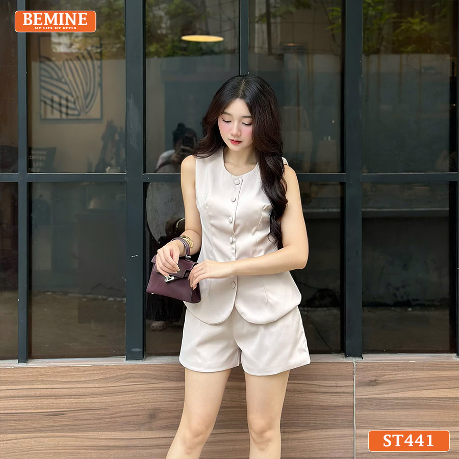 Set thiết kế BEMINE áo sát nách quần đùi ST441