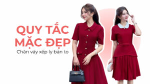 5 quy tắc vàng mặc đẹp với chân váy xếp ly bản to hình ảnh