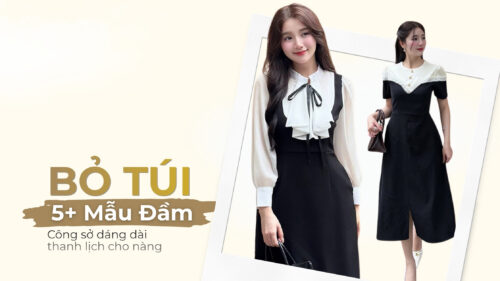Bỏ Túi 5+ Mẫu Đầm Công Sở Dáng Dài Thanh Lịch Cho Nàng hình ảnh