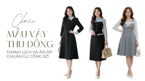 Những Mẫu Váy Thu Đông Công Sở Thanh Lịch Và Ấm Áp Chuẩn “Gu” hình ảnh