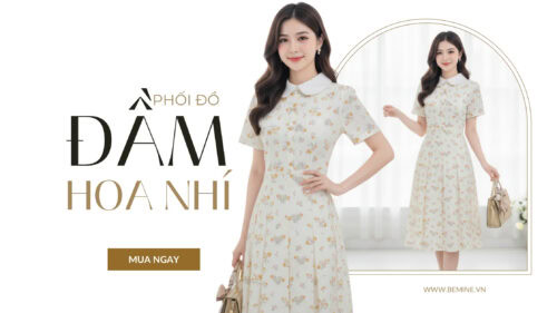 Phối Đồ Với Đầm Hoa Nhí: 5 Bí Quyết Nâng Tầm Phong Cách Cùng BEMINE hình ảnh