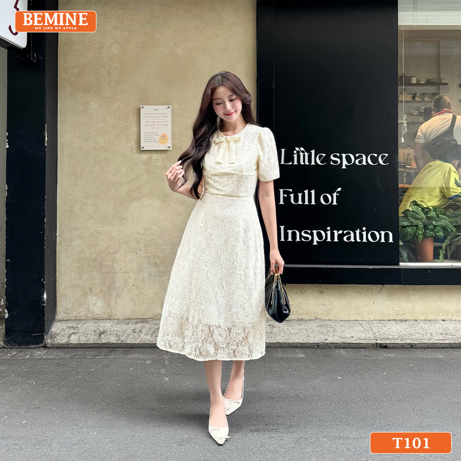 Hướng dẫn bảo quản đầm ren dự tiệc BEMINE đúng cách. Giặt tay nhẹ nhàng bằng xà phòng trung tính