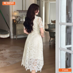 Đầm thiết kế BEMINE T105 cao cấp dáng chữ A dự tiệc.
