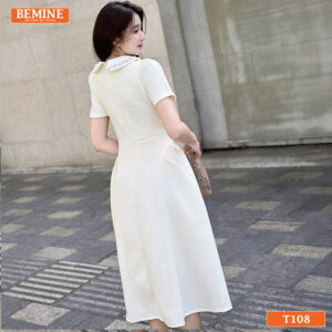 Đầm thiết kế BEMINE T108 chất liệu vải cao cấp, đứng form, tôn vinh nét đẹp sang trọng của quý cô.