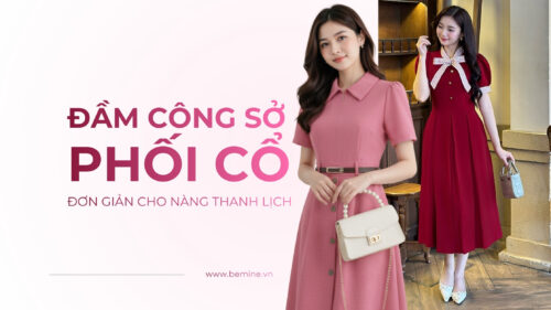 Top 5+ Mẫu Đầm Công Sở Có Cổ Đơn Giản Cho Nàng Thanh Lịch hình ảnh