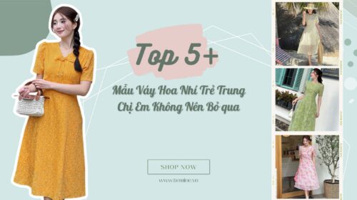 Top 5+ Mẫu Váy Hoa Nhí Trẻ Trung Chị Em Không Nên Bỏ qua hình ảnh