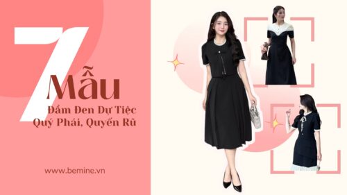 Top 7+ Mẫu Đầm Đen Dự Tiệc Quý Phái, Quyến Rũ Cho Chị Em hình ảnh