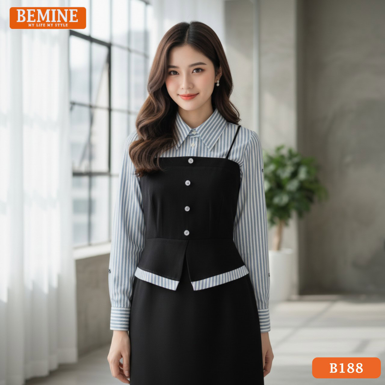 Mẫu Đầm Công Sở Cổ Vuông Tay Phồng Thanh Lịch Lịch Sự Cho Nàng 28 Giải pháp cho dáng người quả lê với phần hông đùi đầy đặn