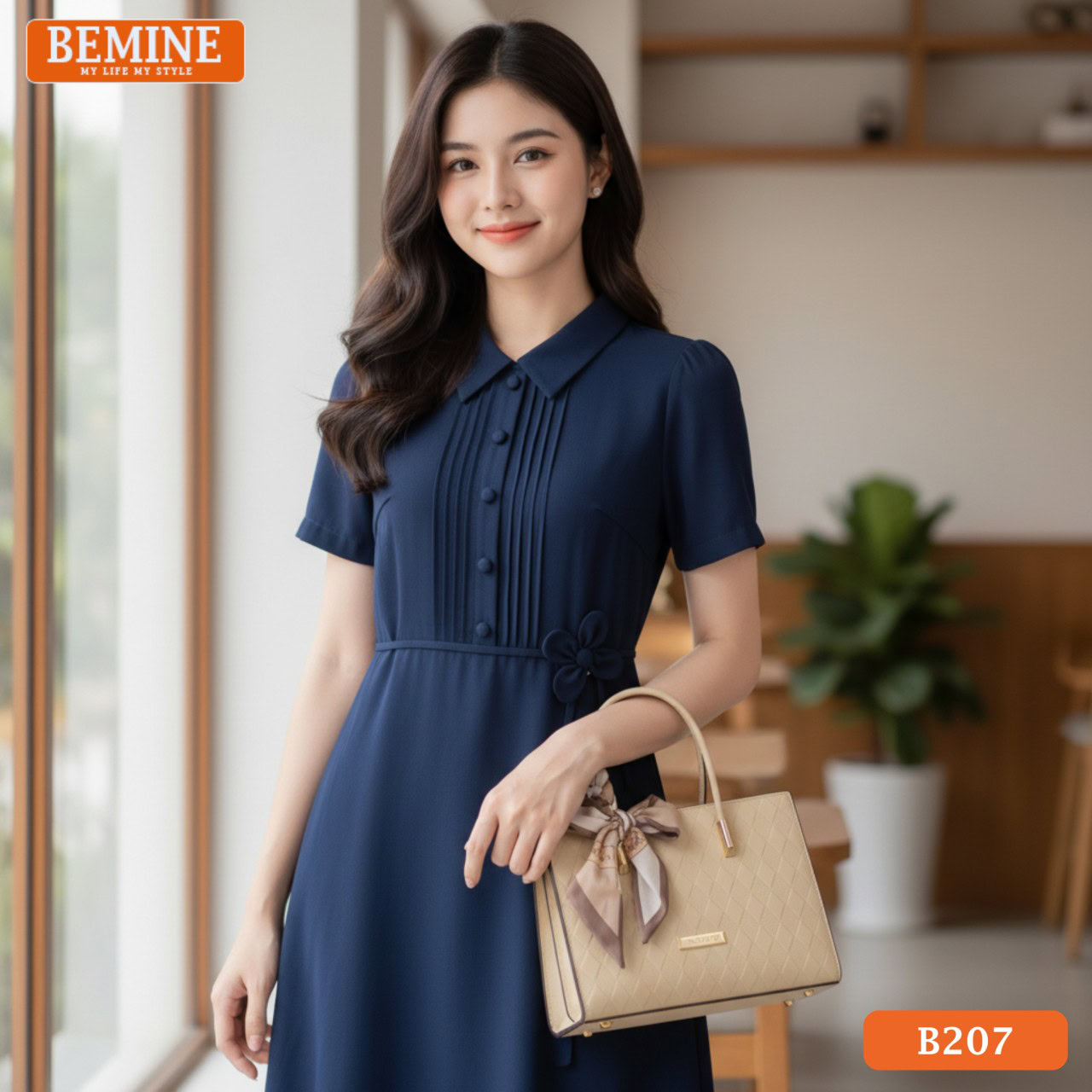 2 Đầm lụa dáng suông quý phái giải phóng đường nét cơ thể
