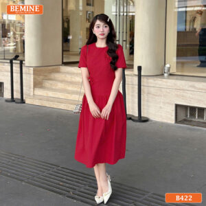 Đầm BEMINE B422 dáng dài hiện đại cho nàng văn phòng.