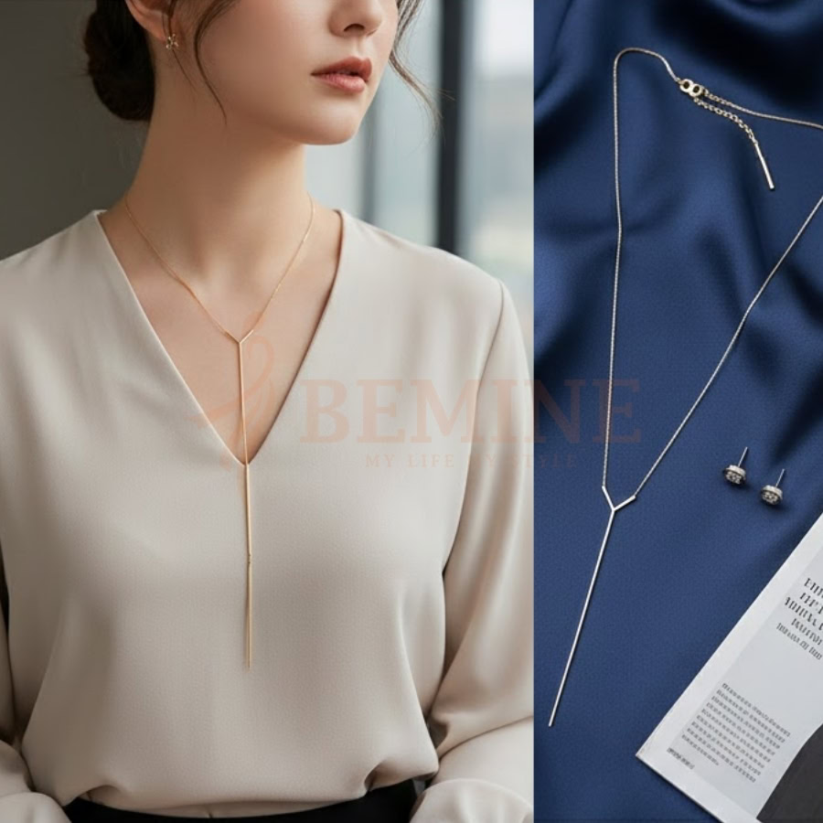 Dây chuyền dáng dài, đặc biệt là kiểu dây chuyền chữ Y