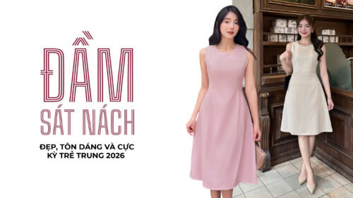 Những Mẫu Đầm Sát Nách Đẹp, Tôn Dáng Và Cực Kỳ Trẻ Trung hình ảnh