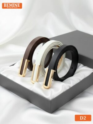 Điểm nhấn vòng eo với thắt lưng BEMINE D2 khóa chữ U.