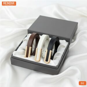 Ảnh chụp chi tiết dây thắt lưng BEMINE D2 hiện đại.