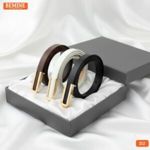 Thắt lưng nữ BEMINE D2 phong cách tối giản và tinh tế.