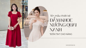 10+ Mẫu Thiết Kế Đầm Khoe Xương Quai Xanh “Đốn Tim” Cho Nàng hình ảnh