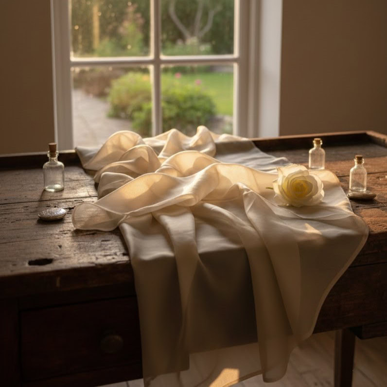 Vải Organza Là Gì? Bí Mật Đằng Sau Chiếc Đầm "Vạn Người Mê" 3 Sự trong suốt của Organza mang đến một vẻ đẹp tinh tế và đầy mời gọi