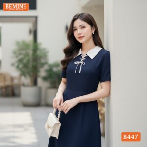 Đầm thiết kế BEMINE B447 phong cách hiện đại và nhã nhặn.