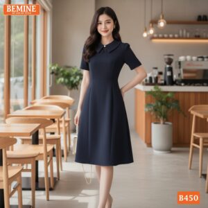 Phong cách thời trang nữ tính hiện đại với đầm BEMINE B450.