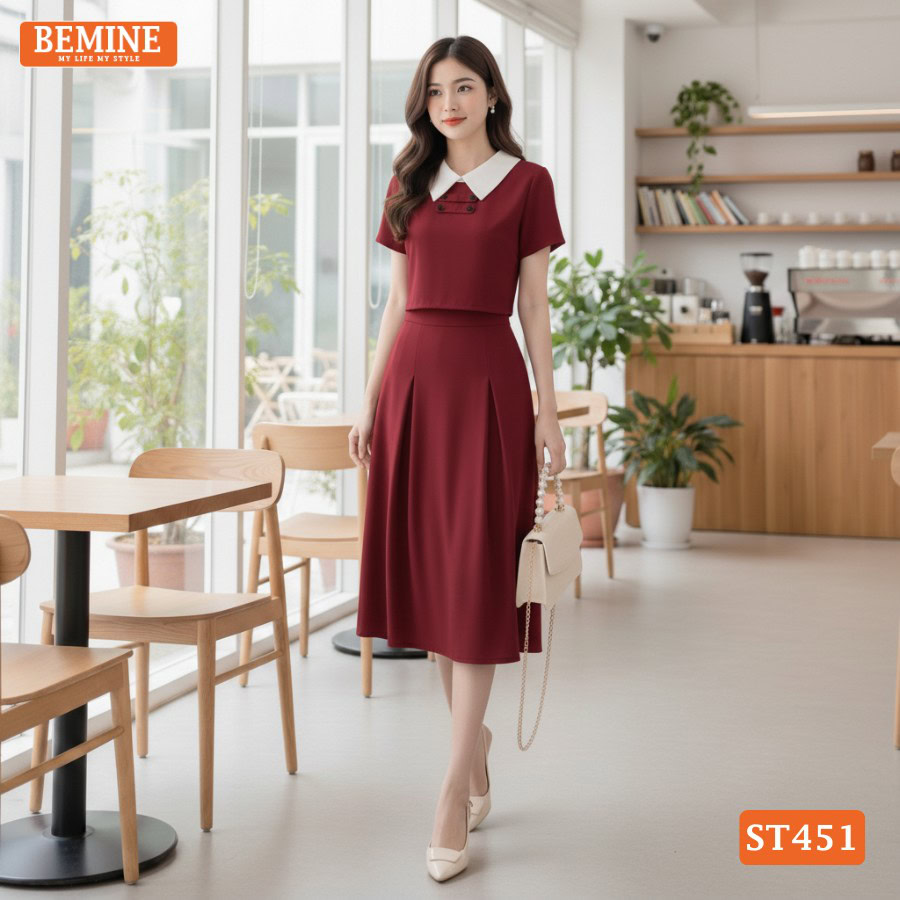 Nữ hông to phải làm sao để chọn đầm tôn dáng thanh lịch? 6 Phom đầm peplum tạo điểm nhấn eo và che chuyển tiếp hông đùi