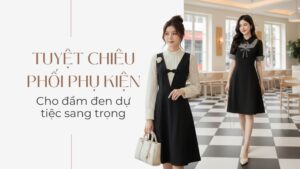 10+ Tuyệt Chiêu Phối Phụ Kiện Cho Đầm Đen Dự Tiệc Sang Trọng hình ảnh