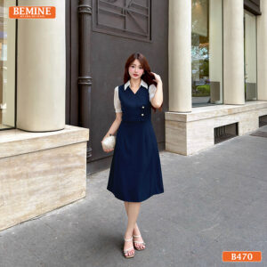 Đầm thiết kế BEMINE B470 thanh lịch chốn công sở