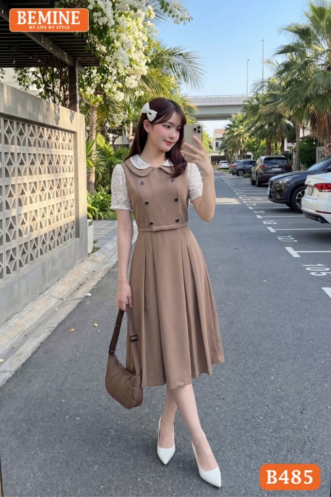 Bí Quyết Chọn Váy Dài Chuẩn Dáng Giúp Nàng Thon Gọn Hơn 3 Bí quyết mặc váy dài sao cho sang với thắt lưng tạo điểm nhấn.