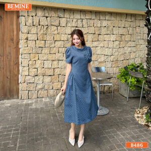 Đầm thiết kế BEMINE B486 phù hợp nhiều dáng người