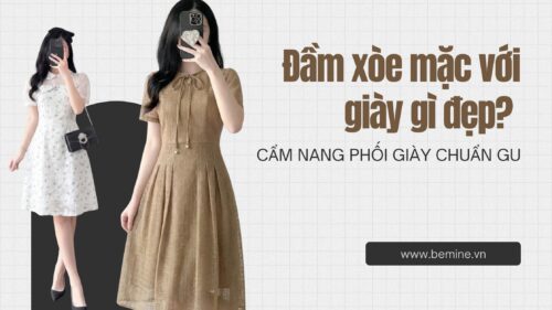Đầm Xòe Mặc Với Giày Gì Đẹp? Cẩm Nang Phối Giày Chuẩn Gu hình ảnh