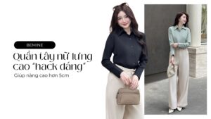 Quần Tây Nữ Lưng Cao “Hack Dáng” Giúp Nàng Cao Hơn 5cm hình ảnh