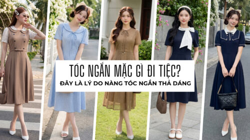 Tóc Ngắn Mặc Gì Đi Tiệc? Đây Là Lý Do Nàng Tóc Ngắn Thả Dáng hình ảnh