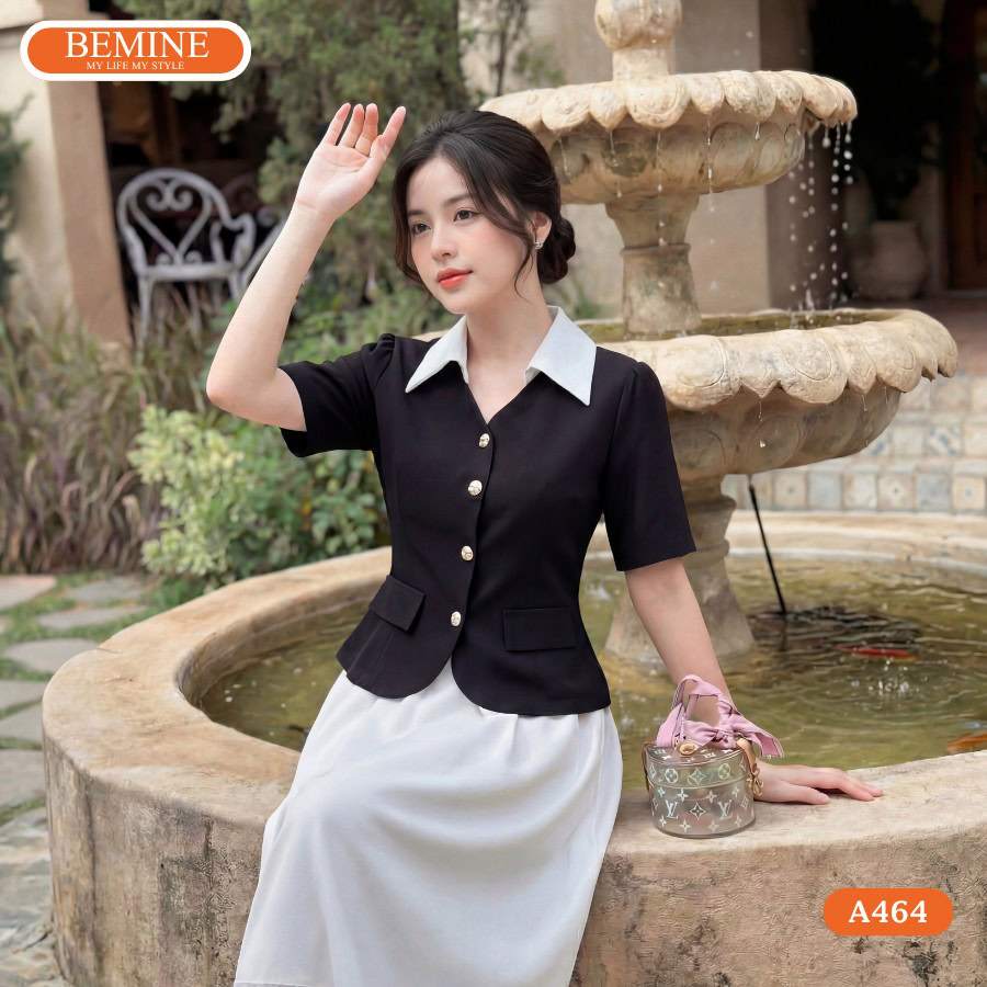 Bí quyết vòng 2 to nên mặc váy gì với đầm Peplum BEMINE.