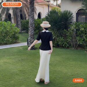 Chi tiết phối cúc sang trọng là điểm nhấn của mã sản phẩm A464.