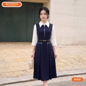 Người mẫu diện đầm BEMINE B468 tự tin trong mọi hoàn cảnh.