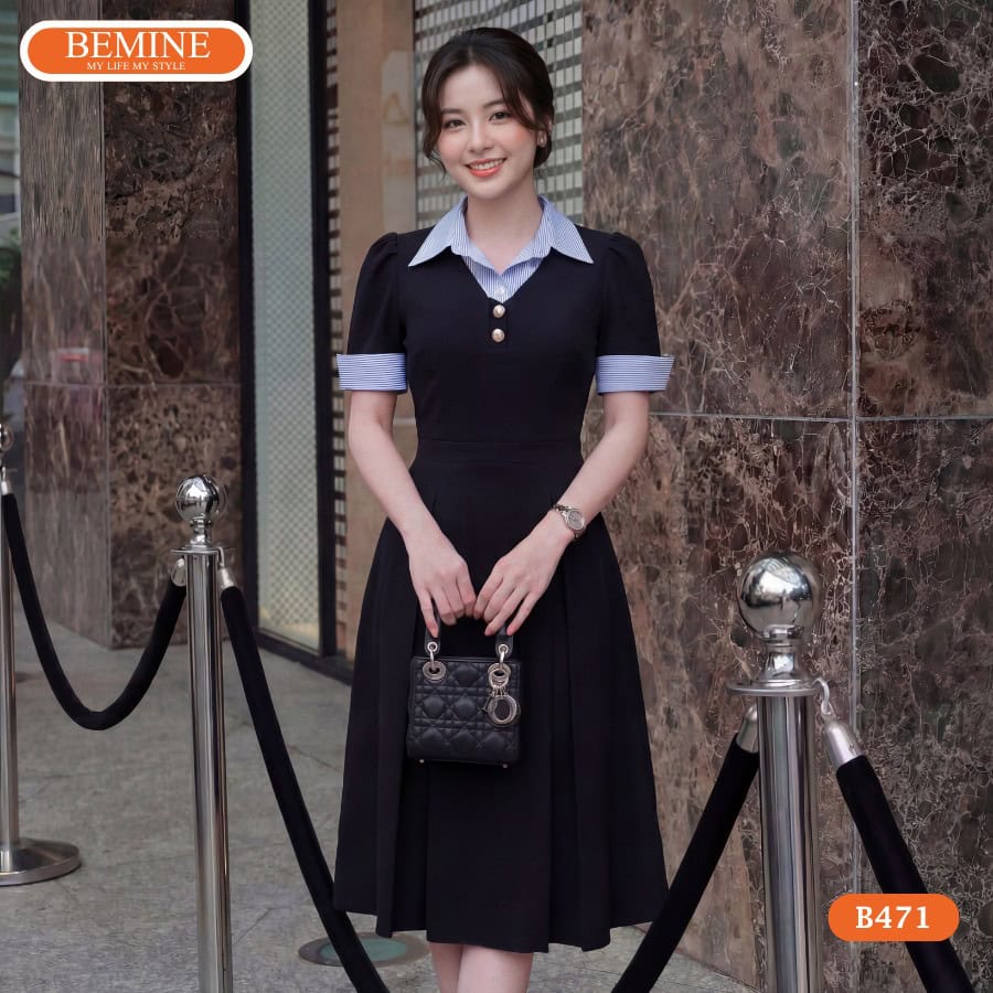 Vòng 2 to nên mặc váy gì: Ưu tiên đầm dáng chữ A BEMINE