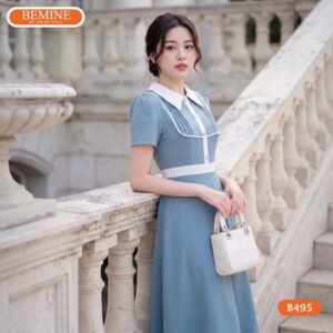 Đầm thiết kế BEMINE B495 mang lại vẻ ngoài chuyên nghiệp.