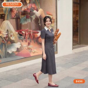 Đầm thiết kế BEMINE B496 mang lại diện mạo chuyên nghiệp.