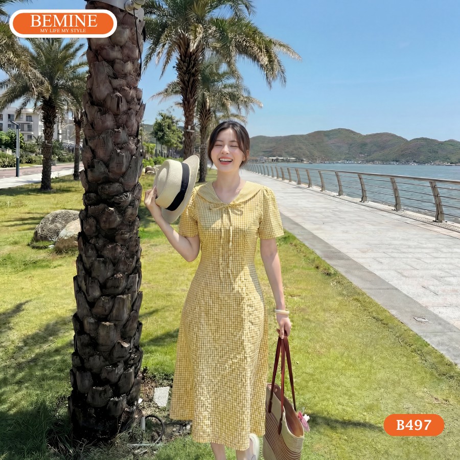 Chiếc đầm thiết kế BEMINE cổ thủy thủ đính nơ dáng chữ a B497 không chỉ là một món đồ thời trang.