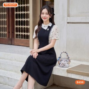 Đầm công sở BEMINE B498 phong cách hiện đại và trẻ trung.